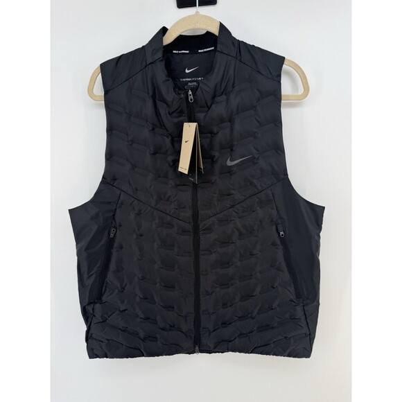 Nike Therma Fit ADV Water Repel Down Fill Running Jacket Vest Men LT FB7542-010 - Picture 3 of 16